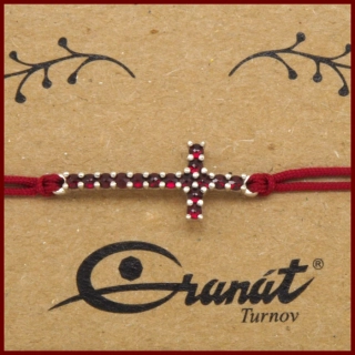 Náramek Shamballa český granát 6680575